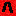 Black A on Red Background favicon