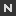 The letter N favicon
